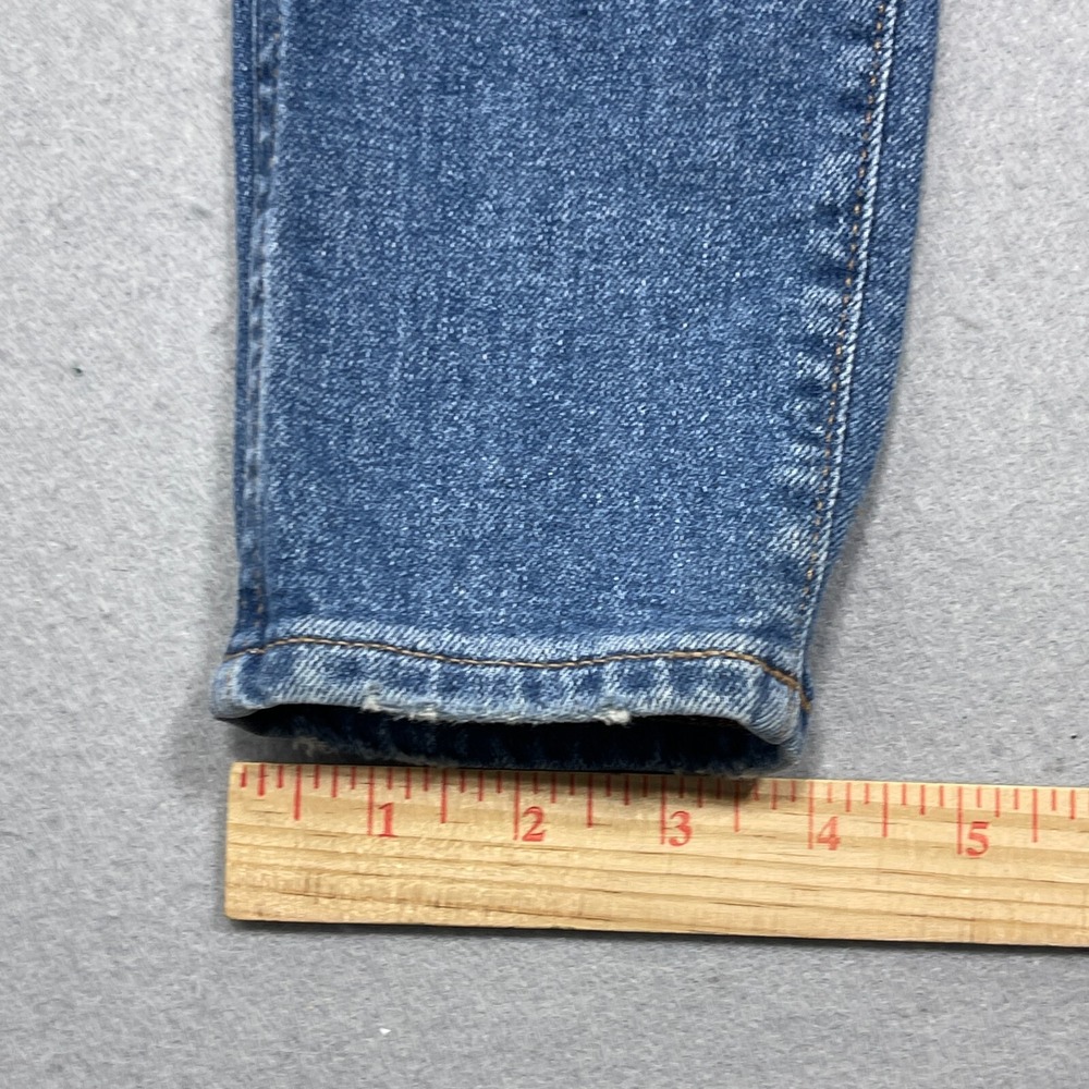 Madewell Jeans Women Size 23 10 High Rise Skinny Button Fly Blue Denim Minimal - Picture 4 of 12